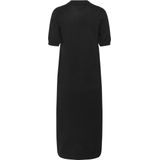 Jurk - Regular Fit - Midi Lengte - Zwart - 80% Viscose (LENZING™ ECOVERO™)