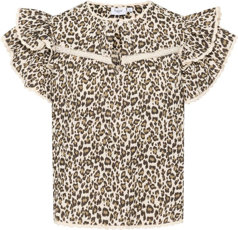 Saint Tropez KirbySZ Blouse Dames Blouse - Maat L