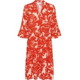 Saint Tropez - Jurk - Print - 3/4 Mouwen - Ronde Hals