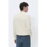 Matinique - MAkerone - Trui - Ecru - Met Wol en Ingebreid Patroon