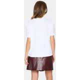 Saint Tropez - Bright White - T-shirt - Dames - Katoen