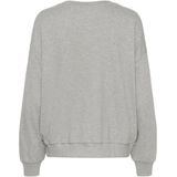 Saint Tropez - Sweatshirt - Mist Grey Melange - Lange Mouwen - Ronde Hals