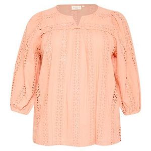 Kaffe Curve - Blouse - Oranje - Katoen