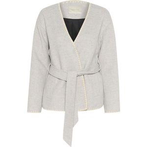 Jas Loose fit Light Grey Melange light grey