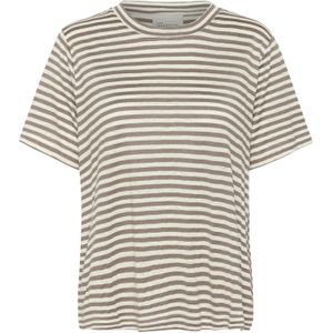 My Essential Wardrobe - Lisamw - T-shirt - Zand - Katoen
