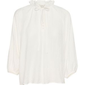 Kaffe - Blouse 'Lianna' - Wit - Blouseshirt - Driekwart Mouw