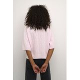 KAFFE - Damestrui - Lilac Snow Melange - Halve Mouwen - Heuplengte