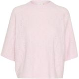 KAFFE - Damestrui - Lilac Snow Melange - Halve Mouwen - Heuplengte