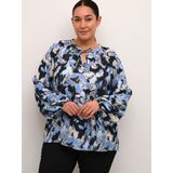 KAFFE - Kctoria - Blouse - Allover Print - Lange Mouwen