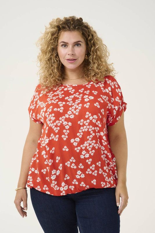 Kaffe - Curve - Blousetop - Oranje