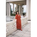 Kaffe - Curve - Maxi Jurk - Rood