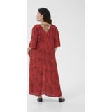 Kaffe - Curve - Maxi Jurk - Rood