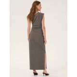 My Essential Wardrobe - Rok 'Sora' - Donkergrijs - Kokerrok