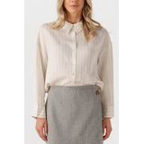 My Essential Wardrobe - Lima MW Shirt - Blouse - Beige - Lange Mouwen