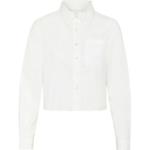 My Essential Wardrobe - Sunnamw Short Shirt - Blouse - Wit
