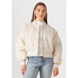 My Essential Wardrobe - Helgamw Short Bomber Jacket - Jassen Dames - Gebroken Wit