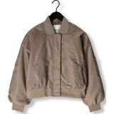 My Essential Wardrobe - Short Bomber Jacket - Bruin - Dames