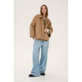 Tussenjassen - Effen - Katoen - Overcut Schouder - Turn-down Kraag