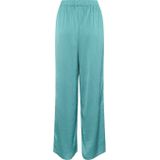 Kaffe - Wide Leg High Waist Broek - Blauw - 100% Polyester