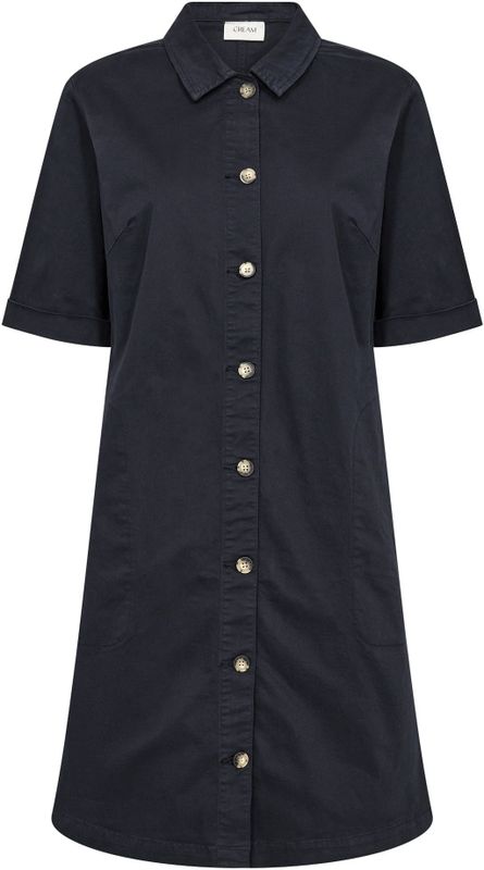 Cream - Blousejurk - Navy - Berta