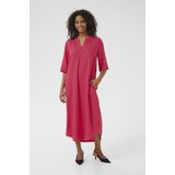 Jerseyjurken - Midi Lengte - 70% Viscose, 30% Linnen - Relaxed Fit