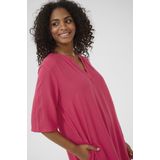 Jerseyjurken - Midi Lengte - 70% Viscose, 30% Linnen - Relaxed Fit