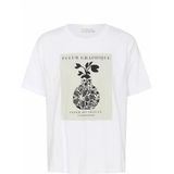 Kaffe - Kafin T-Shirt - T-shirt - Optical White - 100% Katoen