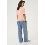 Kaffe - T-shirt - Peach Nectar - Katoen Elastan
