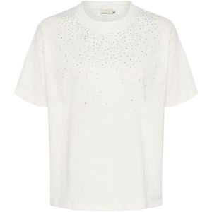 T-shirt - Offwhite - Loose Fit - Korte Mouwen