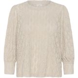 Kaffe - Blouse 'Tio' - Ecru - Wijde Blouse - Lange Mouw