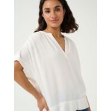 Blouseshirt - Effen - Viscose - Tuniek Kraag - Losse Pasvorm