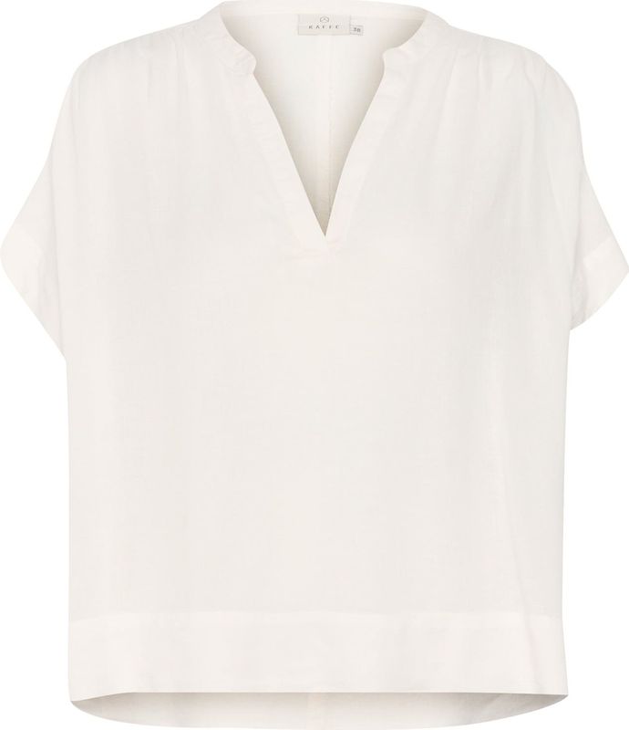 Blouseshirt - Effen - Viscose - Tuniek Kraag - Losse Pasvorm