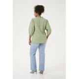 Blouse - Oil Green - Regular Fit - Lange Mouwen