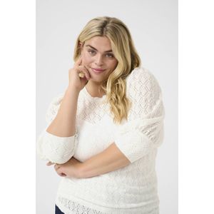 Blouse met lange mouwen Regular fit Chalk white