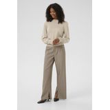 Damestrui - Ronde Hals - Lange Ballonmouwen - Knoopdetails - 80% Viscose, 20% Nylon