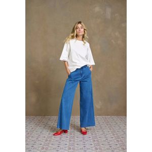 Cream - Straight Leg Jeans - Medium Blue Denim