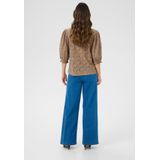 Cream Blouse 'Kaspis'  donkerbeige