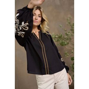 Cream - Crjessica Blouse Bluser 10613888 - Blouse - Zwart - 100% Katoen
