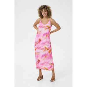 Jurk - A-shape - Midi Lengte - Mouwloos - Pink
