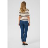 Kaffe - KAmorita - Gebreid Vest - Nachtblauw / Offwhite