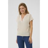 Kaffe - Kagitte Blouse - Blouse - Feather Gray Melange - Katoen