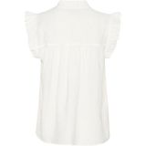 Kaffe - Blouse - Chalkkleur - 80% Viscose 20% Nylon