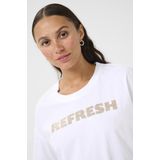Kaffe - Kalunda - T-shirt - Wit - Dames