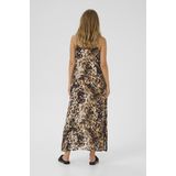 Kaffe Jurk Kathora Amber Singlet Dress 10510045 Leopard Print Dames Maat - 38