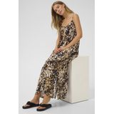 Kaffe Jurk Kathora Amber Singlet Dress 10510045 Leopard Print Dames Maat - 38