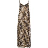 Kaffe Jurk Kathora Amber Singlet Dress 10510045 Leopard Print Dames Maat - 38