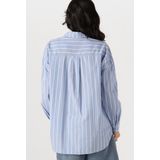 MY Essential Wardrobe - Kionamw Blouse - Lichtblauw - Boxy Pasvorm