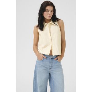 My Essential Wardrobe, Dames, Blouses & Shirts, Beige, Maat: M