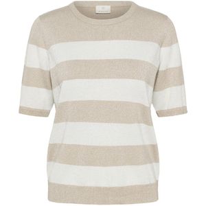 Kaffe - Karegina - T-shirt - Feather G/Chalk - Dames