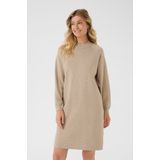 Cream - CRDela Knit Dress - Midi Jurk - Crème - Lange Mouwen